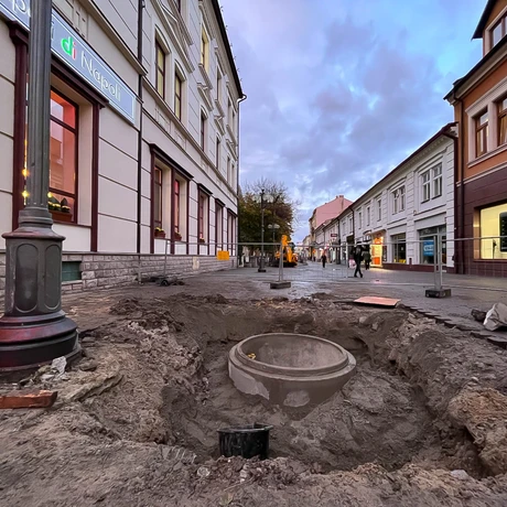 Przebudowa ul. Grunwaldzkiej w Rzeszowie [listopad 2023] - fot 14